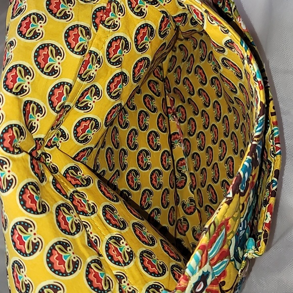 Vera Bradley Provencal Mailbag Crossbody w/Rhythm and Blues Checkbook Cover - Picture 4 of 13